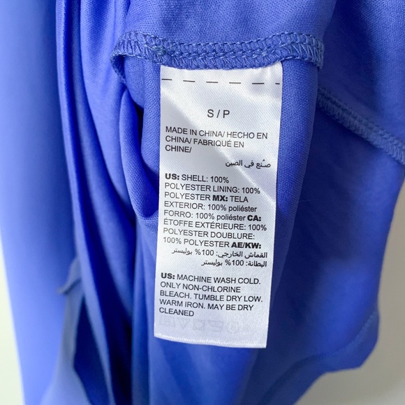 Soma Ruffle V-Neck Periwinkle Short Dress - Picture 5 of 8